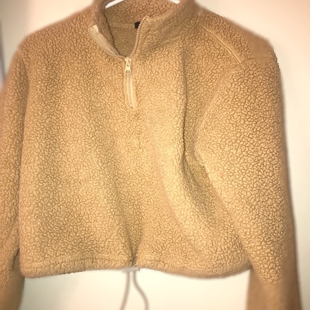 Drawstring semi-cropped sweater - Picture 2 of 3
